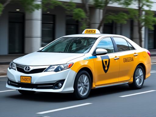 Clean and modern standard sedan cab